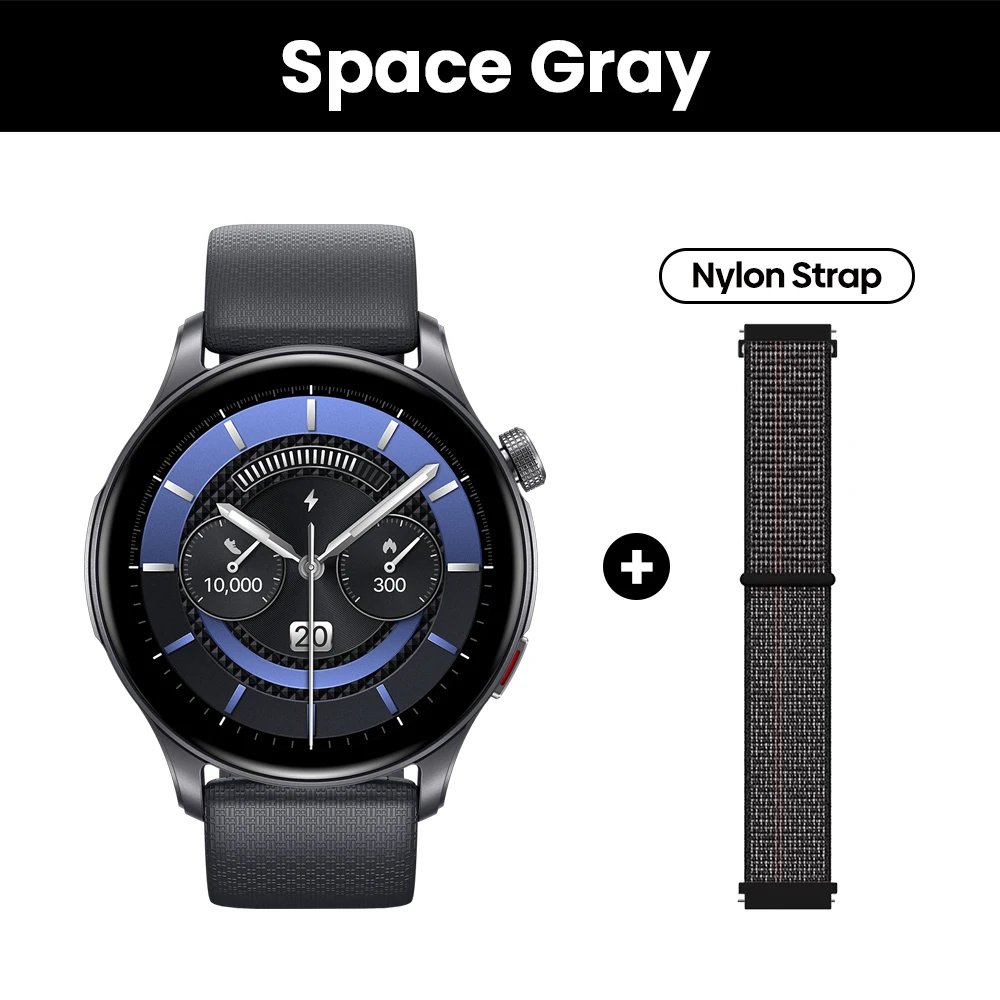 Nieuwe Zeblaze Btalk 3 GPS Smartwatch 1,43 "AMOLED-scherm Dubbele bandjes Maak/antwoord Telefoongesprekken Hartslag SpO2 Stress Tracking Horloge