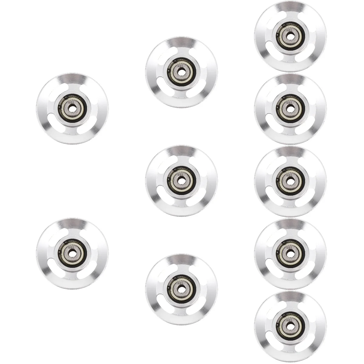 

Set of 10 Aluminum Alloy Pulley Gym Wheel Fitness Tool Lift Aluminium Accessories Replacement Parts Sport