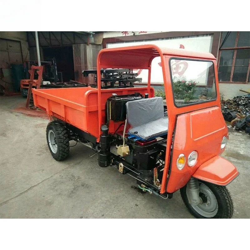 Construction site transporter, seven-speed tricycle, agricultural pickup truck