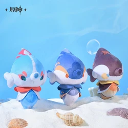 [Genuine] Anime GENSHIN Game IMPACT Fontaine Fontemer Aberrants Hippocampus Cosplay Plush Pendant Cartoon Backpack Accessories