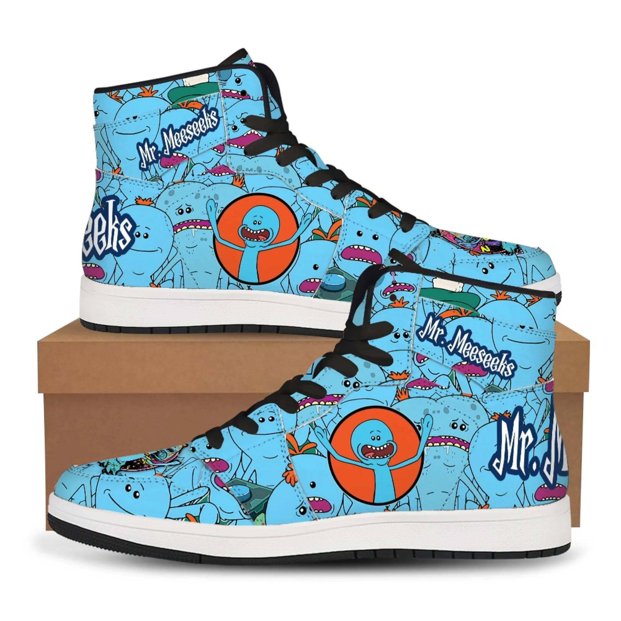 Anime shoes I am Mr. Meeseeks sneakers personalizzate Low cut shoes versione Cute comic style Gifts accessorio Cosplay maschio femmina