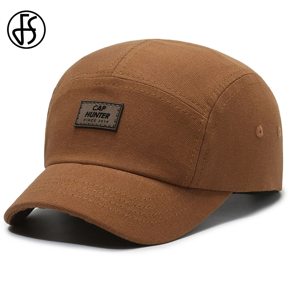 Fs bege marrom aba curta bonés de beisebol para homens algodão vintage feminino marca designer boné inverno hip hop caminhoneiro chapéu gorras hombre