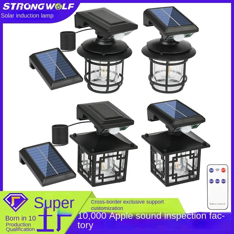 Imagem -02 - Iluminação Solar Multifuncional Impermeável Indução do Corpo Humano Tungsten Wire Paisagem do Jardim ao ar Livre Super Brilhante Novo