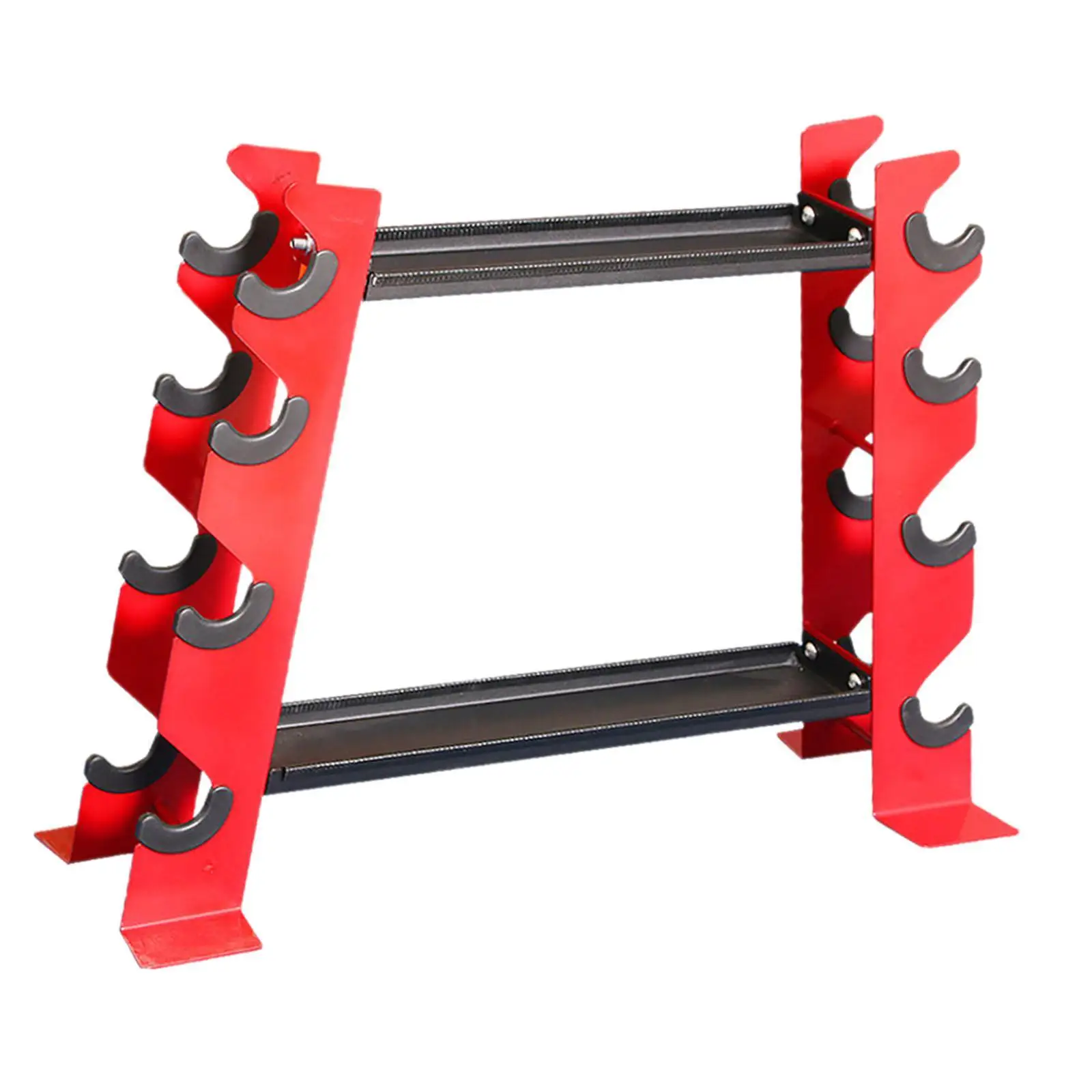 4 Tier Dumbbell Weight Rack Stand Steel Heavy Duty Holder Tower for Home Gym Fitness and Strength Storage