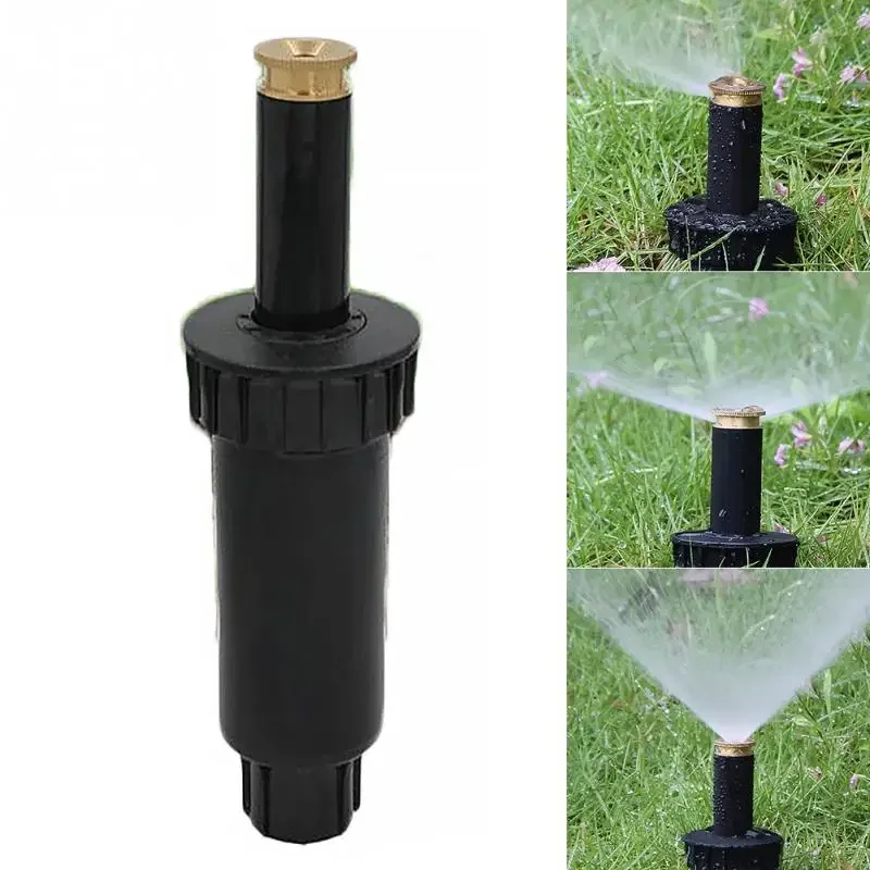 Inch Popup Sprinklers 90/180/ Degree Automatic Stretching Pure Copper Lawn Buried  Garden Irrigation Waterting Tool