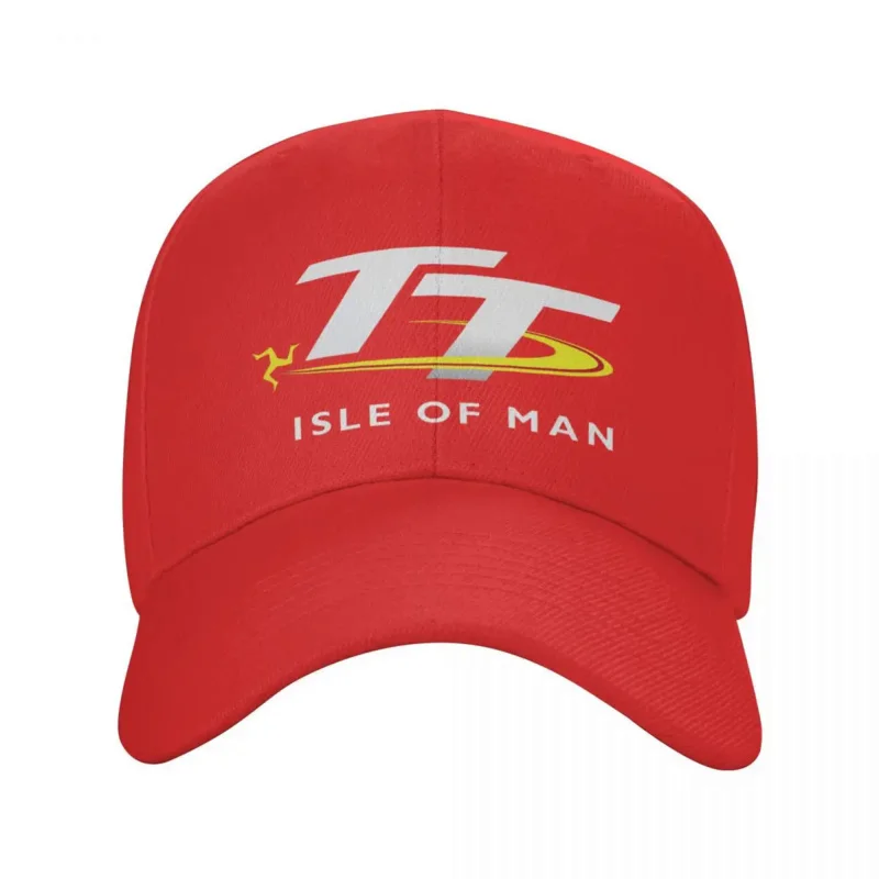 

Custom Motorcycle Sport Isle Of Man TT Races Baseball Cap Hip Hop Women Men's Adjustable Dad Hat Spring Snapback Caps