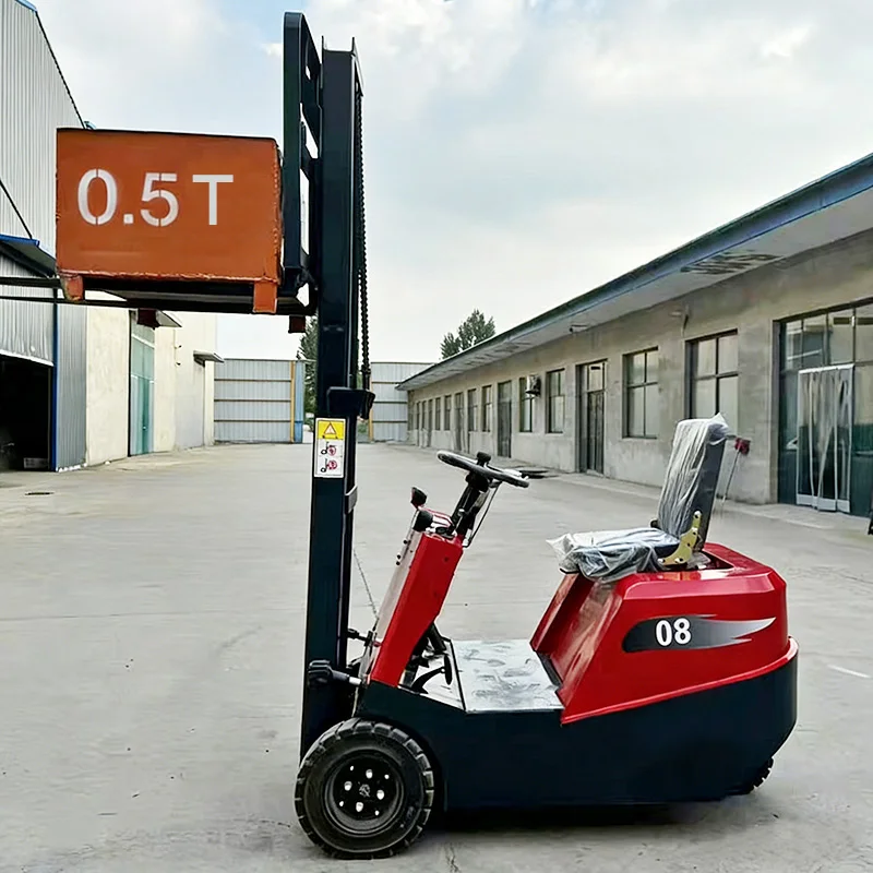 Hot-Selling Customized Mini Electric Forklifts 0.8 Ton 1 Ton 2 Ton High-Load Loading and Unloading Forklifts with Fast Delivery