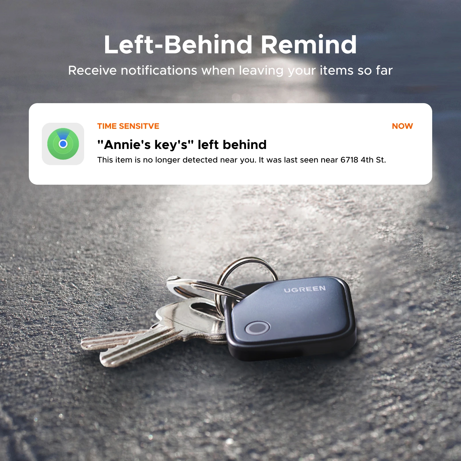 【2-Pack】 Smart Tag Bluetooth Tracker, Keys Finder Item Locator SmartTag Up to 2 Year Battery For iPhone Apple Find My (only IOS)