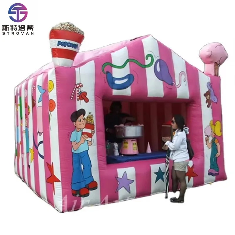 

STLF Portable Inflatable Fairy Candy Floss for Festivals Convenience PVC Model for Outdoor Events Air Dancer Balloon Ships by Se