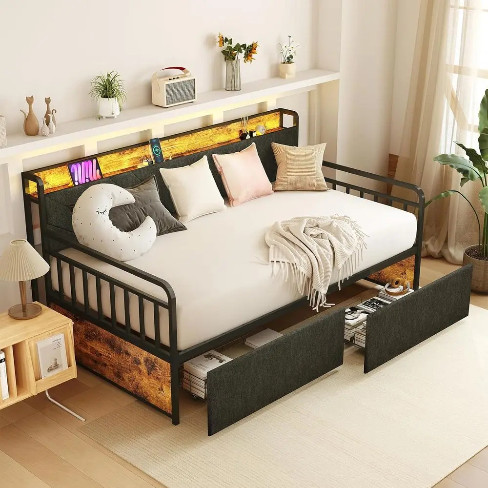Twin Daybed With 2 …