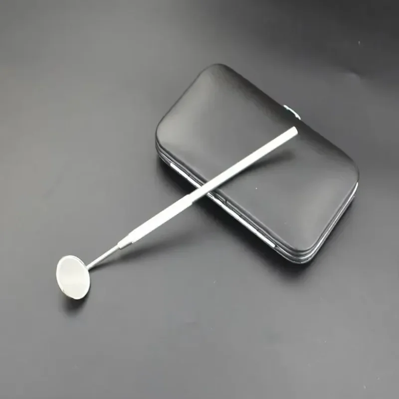 Unique Art Design Oral Care Healthy Tool for Teeth Cleaning Inspection Handle Mirror, Mini Dental Makeup Mirror