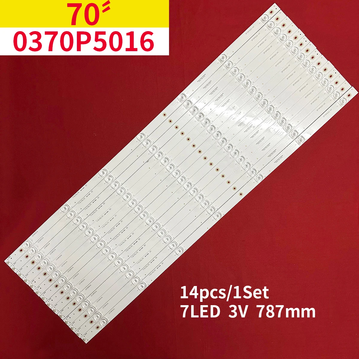 

LED TV Backligjht Strip for 4T-C70AHZA 4T-C70AHGA 4T-C70AHNA 4T-C70AHMA 4T-C70Z4AA 0370P5016 3P70P5020-A1 3P70P5022-A0