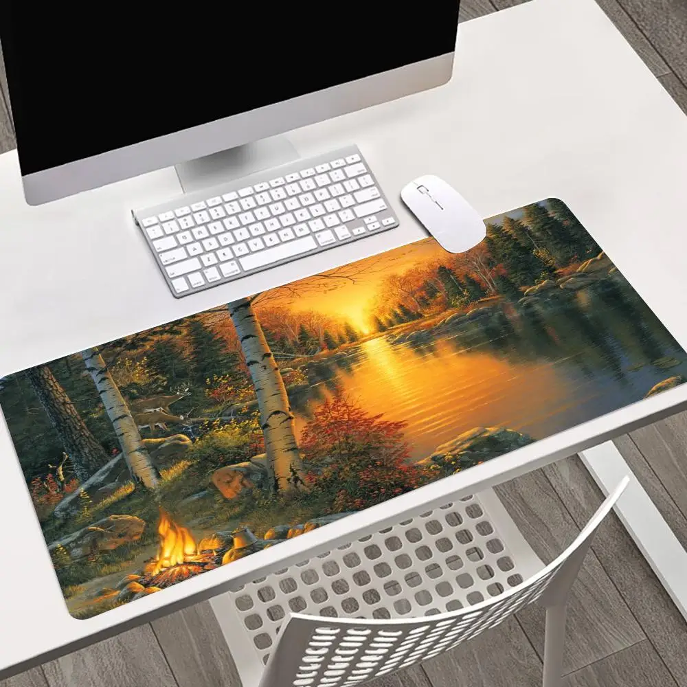 

Forest Mouse Pads Pc Accessories Desk Mats Gaming Mats Playmat Gamer Decor Setup Mousepad Speed Desk Pad Office Rug Mouse Carpet
