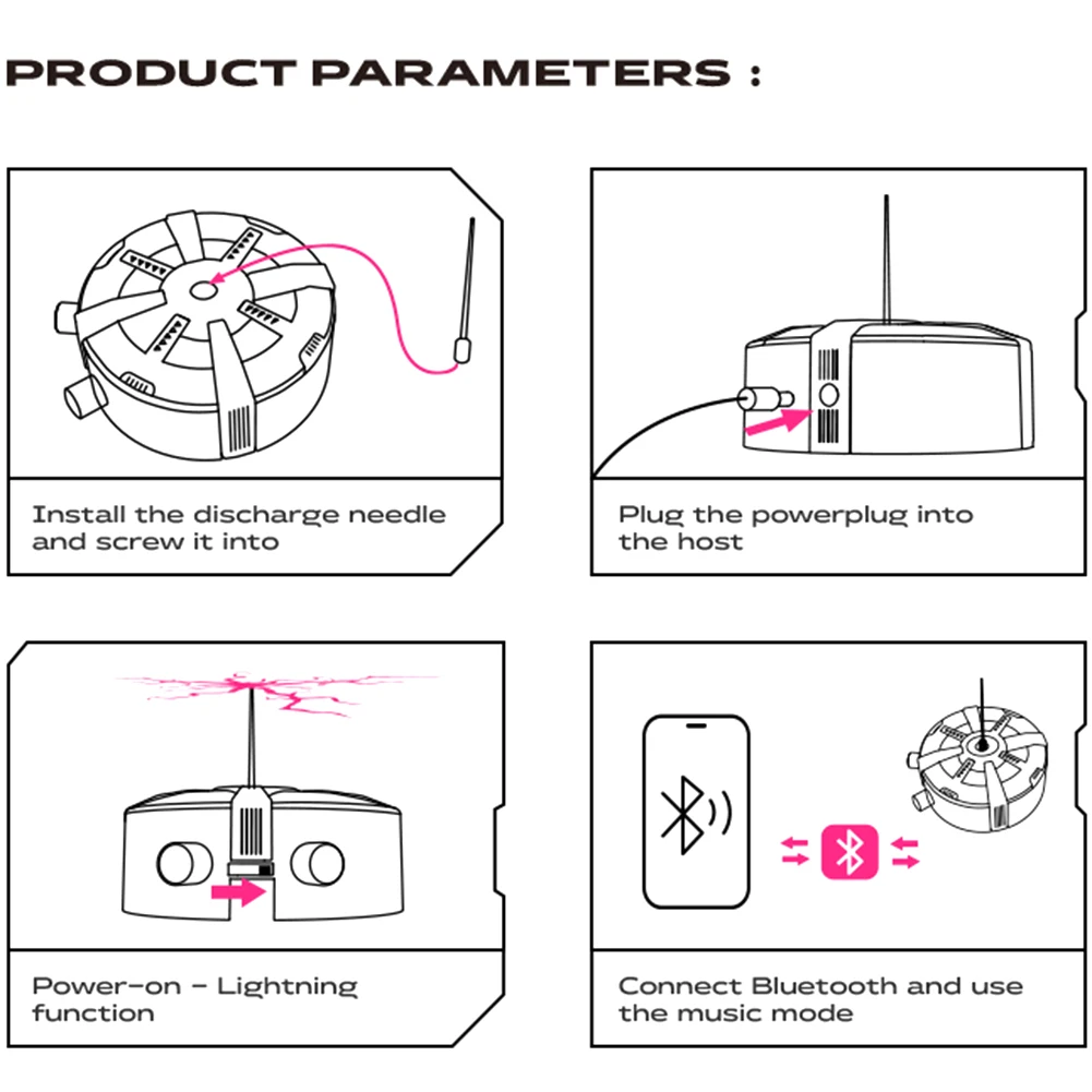 جديد تسلا لفائف الموسيقى ملموس شرارة الموسيقية تسلا لفائف الإضاءة طالب العلوم تجربة أدوات سماعة لاسلكية تعمل بالبلوتوث المتكلم