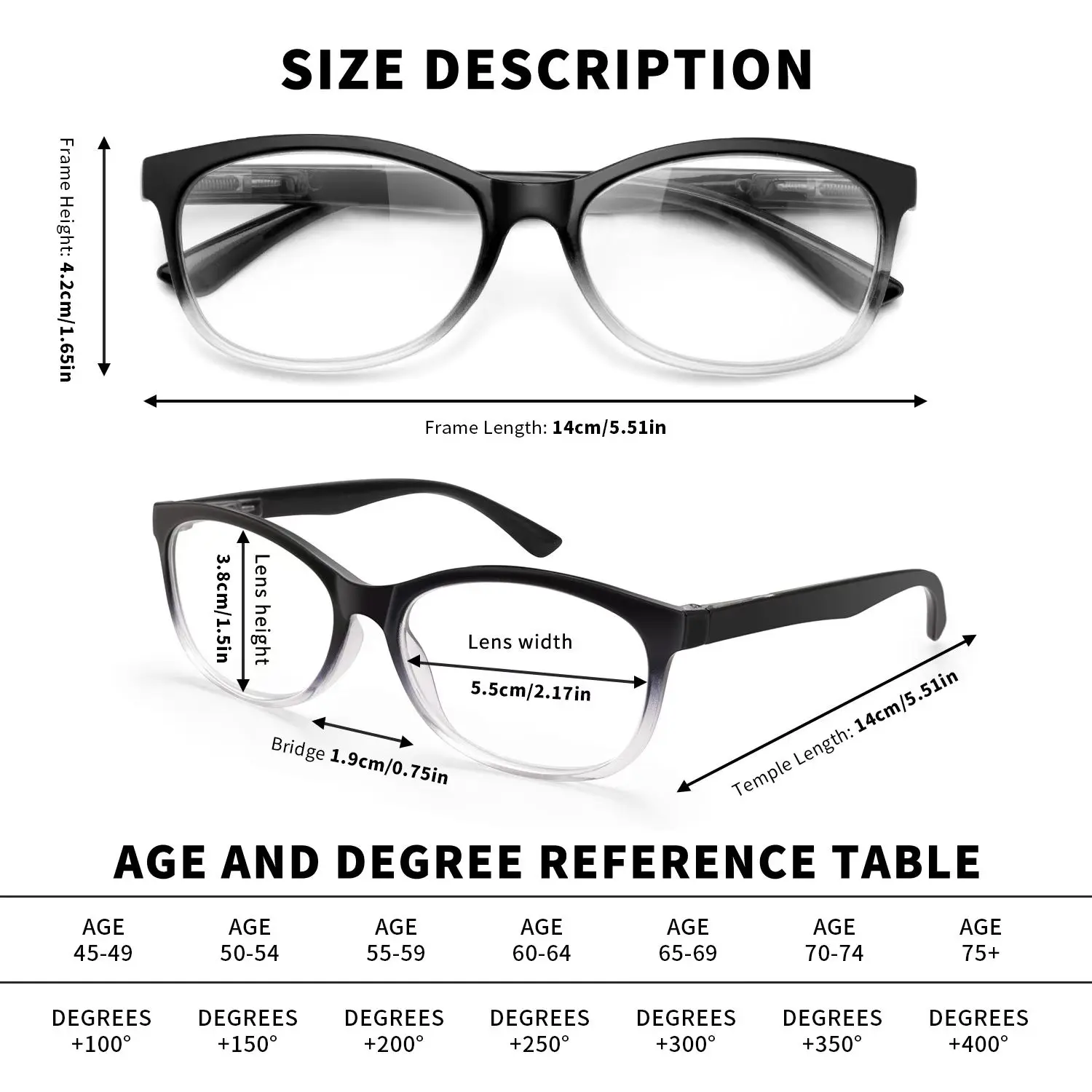 1/2/3/4PC Autofokus Presbyopie Lesebrille Frauen Männer Brillen Frauen Harz HD Lupe – Detail 6