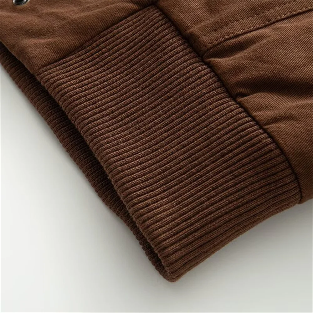 سترة كاجوال للتخسيس كبيرة الحجم بتصميم على الطراز الكوري مع زخرفة من الفرو للنساء، وصل حديثًا لخريف وشتاء #4