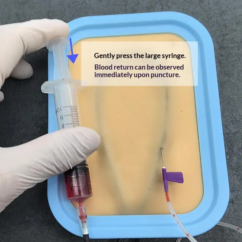 1Set Nurses Intravenous Venipuncture IV Injection Training Pad Silicone Wound Skin Suture Training Model