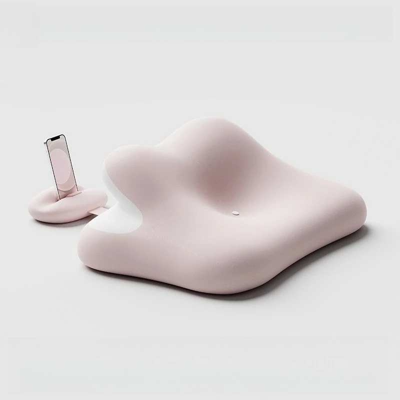 

Sleeping in the hole on the pillow playing mobile phone chasing dramas girls sleeping comfortably cervical spine protection