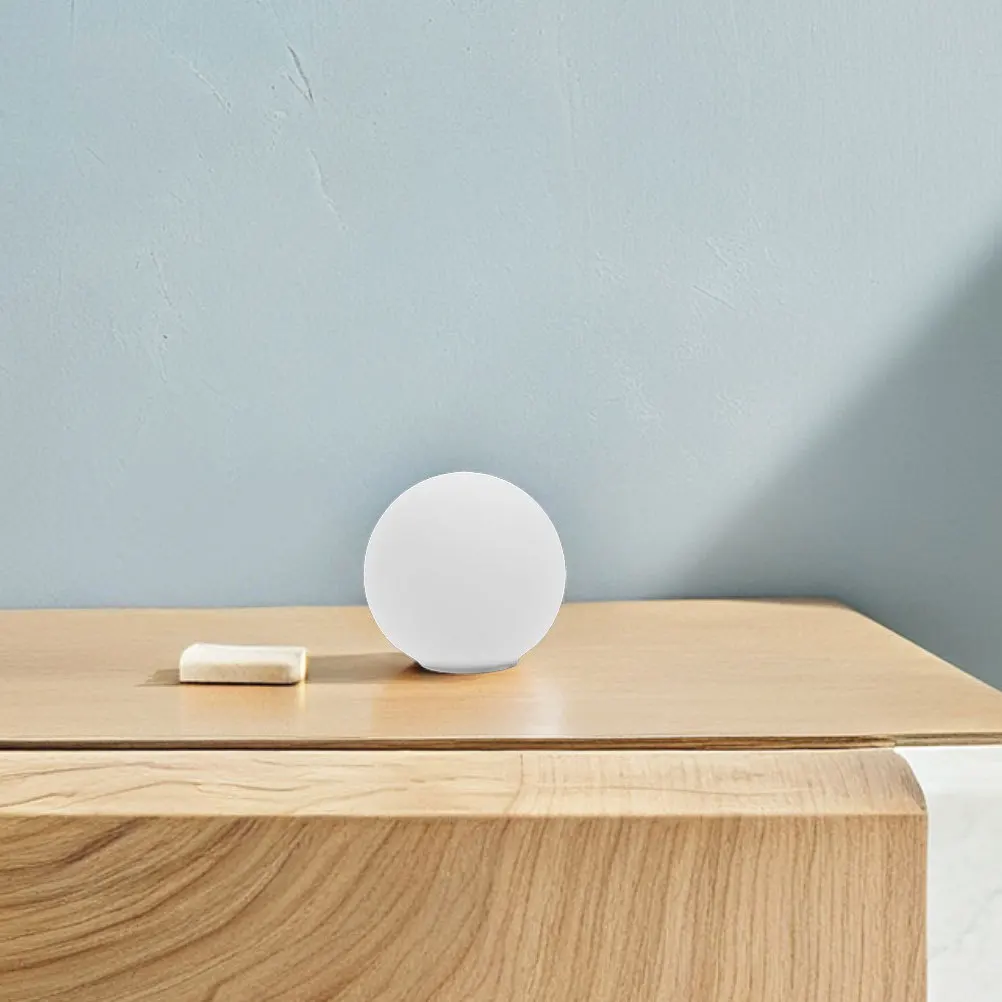 2Pcs Small Lampshade Glass Sphere Design G9 Thread Base 60Mm Diameter for Table Floor Lamp Fixtures Decorative Hanging Light