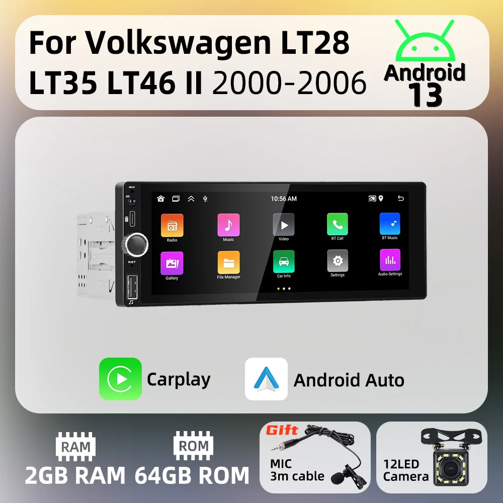 Android Radio for VW Volkswagen LT28 LT35 LT46 2 II 2000-2006 Car Multimedia 6.86