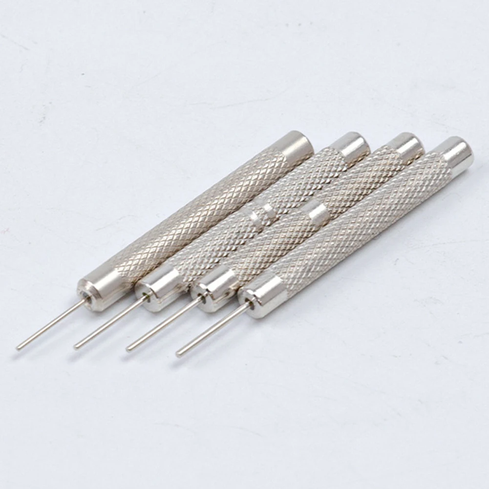 10 Pcs Iron Pin Punch 0.7-1.0mm Watch Strap Belt Bracelet Remover Adjust Gadget For  Repairing  Hand  Manual  Tools