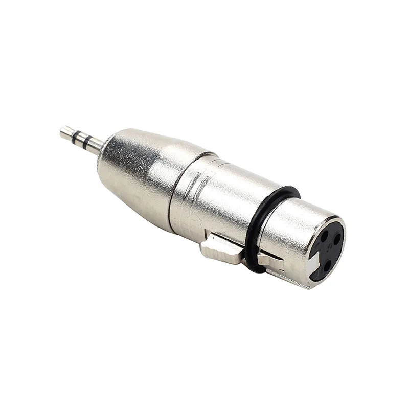 

XLR 3 Pin Female to 3.5mm Male Jack to XLR Audio Adapter For Microphone Speakers Sound Consoles Amplifier XLR Connector