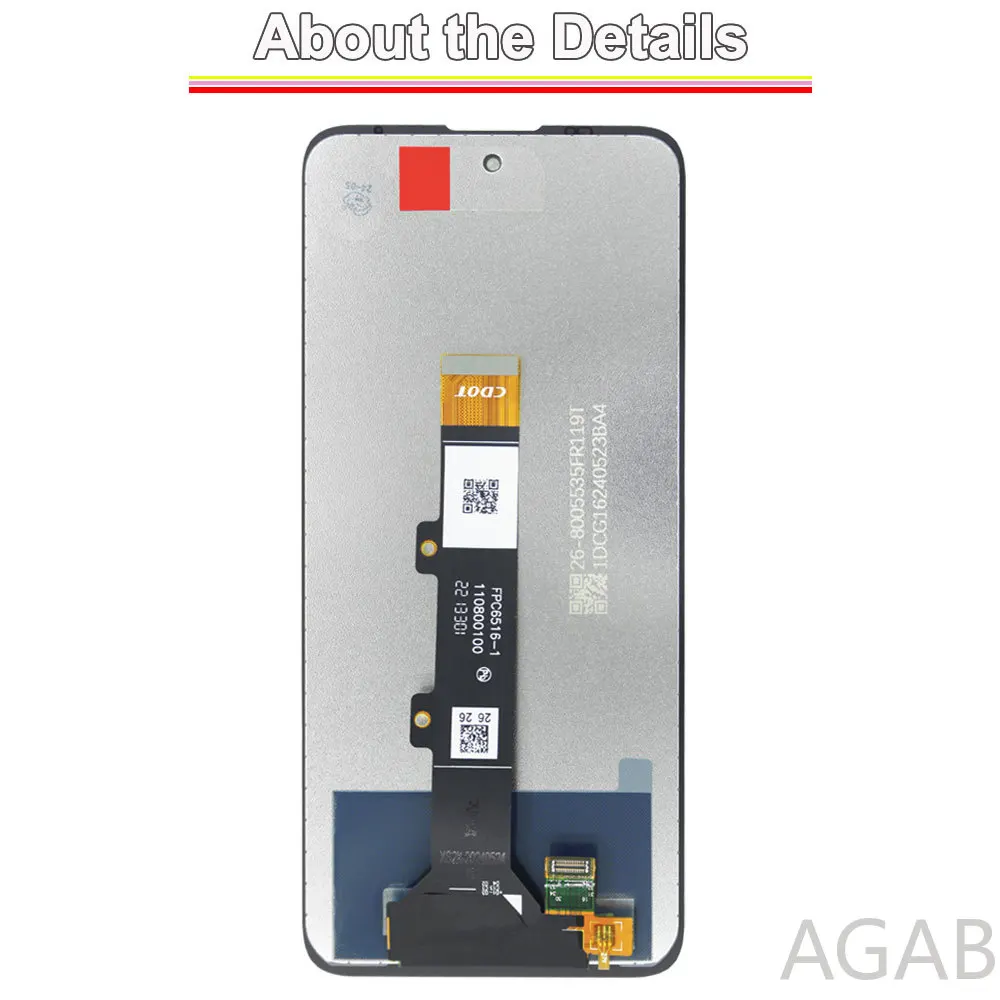 Premium LCD for Motorola E30 LCD Display Touch Screen Digitizer Included for Moto E30 XT2158-6 Phone LCD Replacement With Frame