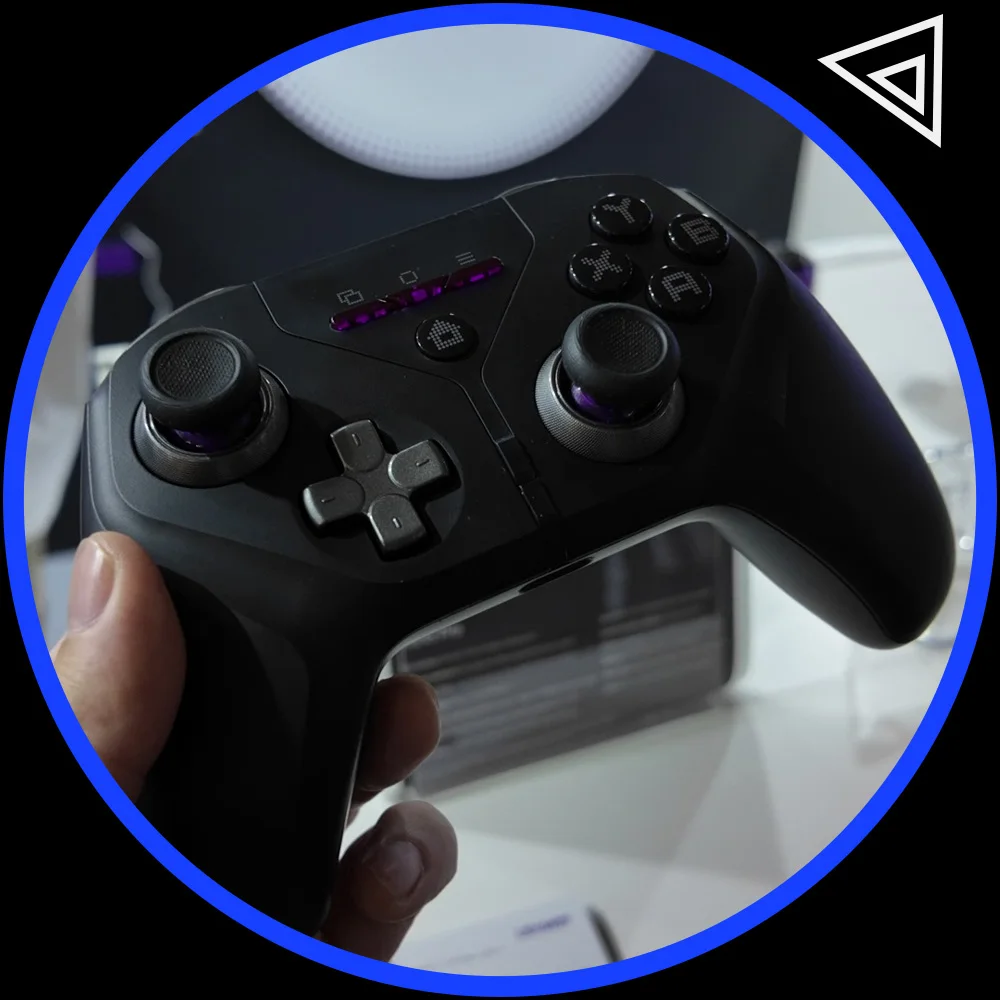 Leadjoy Skysword Gamepads وحدة تحكم ألعاب لاسلكية 12 بت TMR عصا التحكم الخطي الزناد غمبد مع تهتز Mmotor ل NS1/2 PC