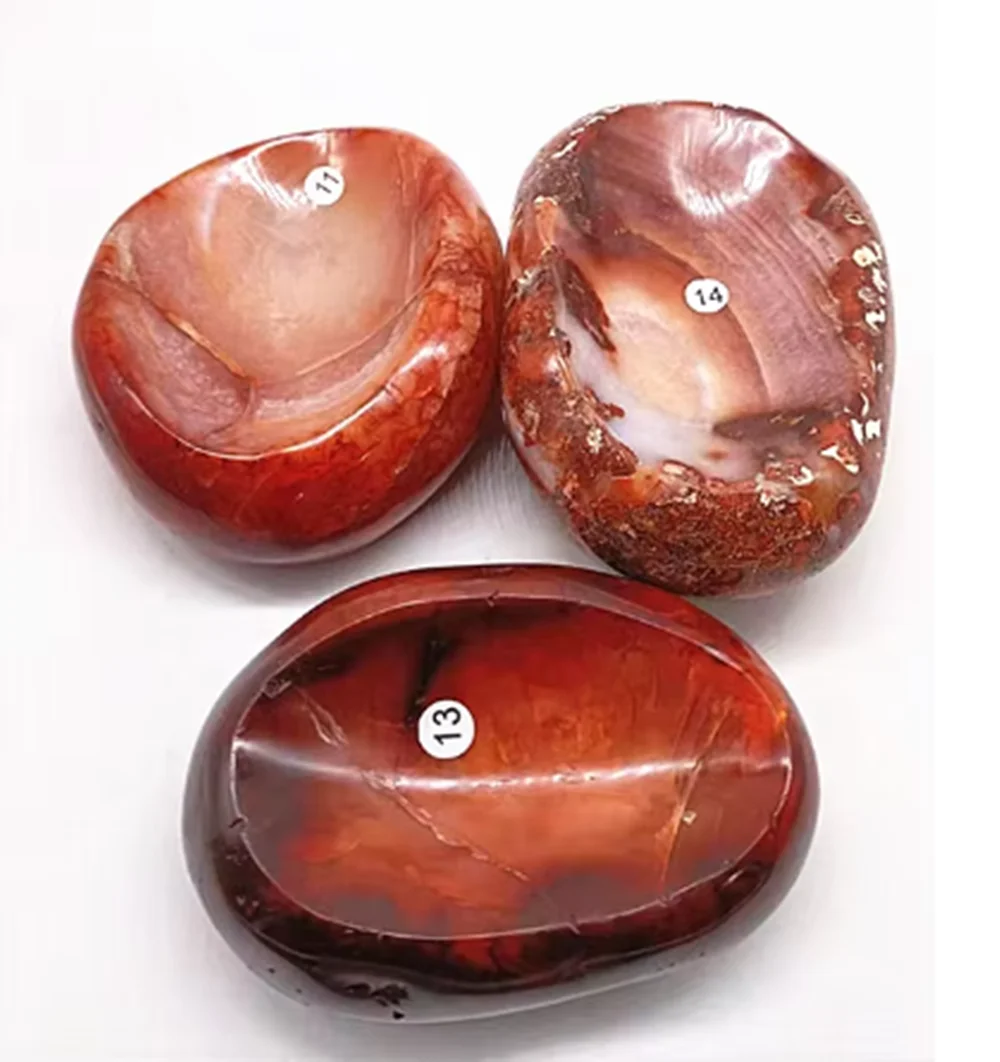 Natural Quartz Crystal Bowl, Brazilian Agate ashtray, Color Grinding Disc, Home Decoration Decoration