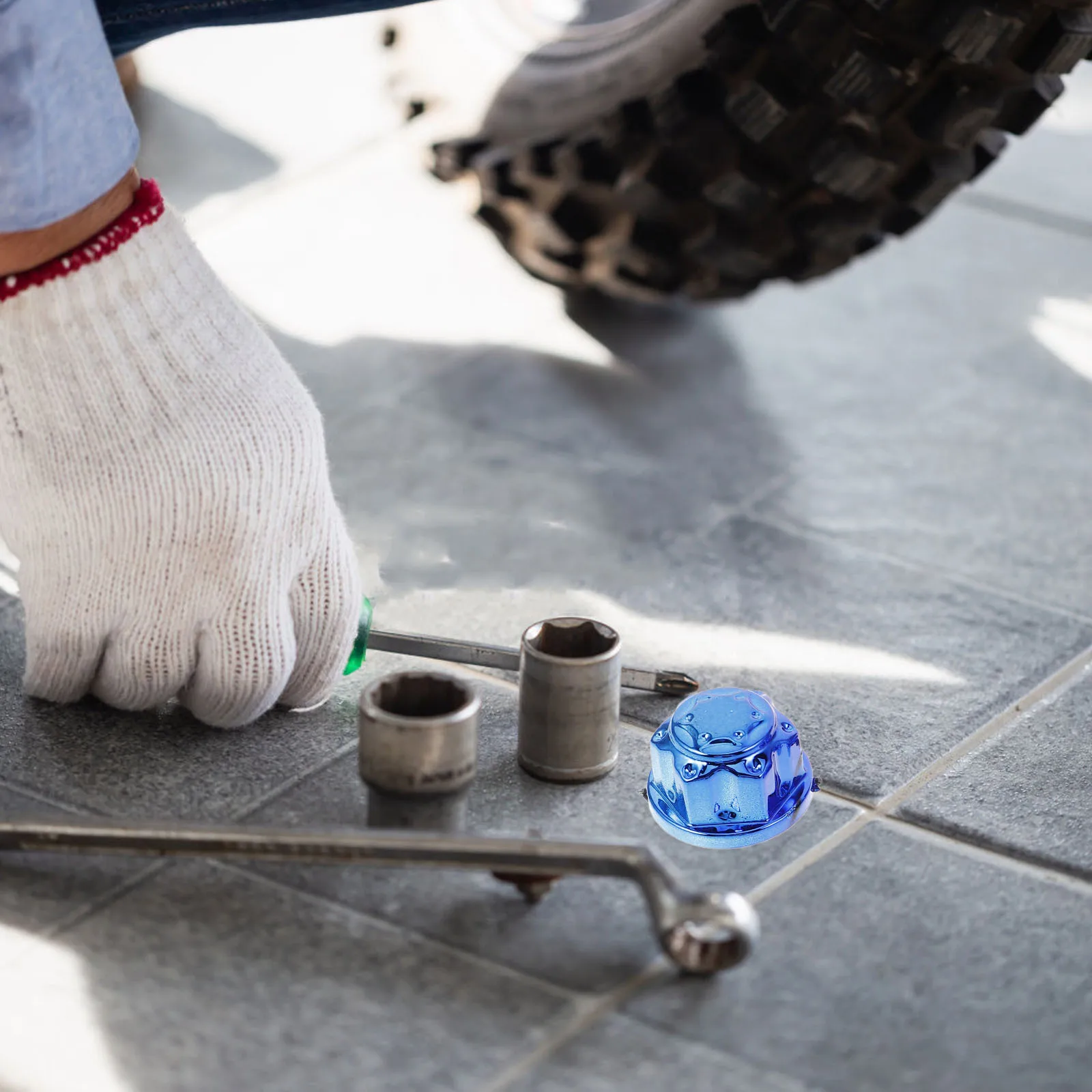 1 Zestaw Osłon Śrub Motocyklowych ABS Uniwersalne Nakładki na Śruby Silnika do Modyfikacji Motocykli Stylowe Ochronne Osłony