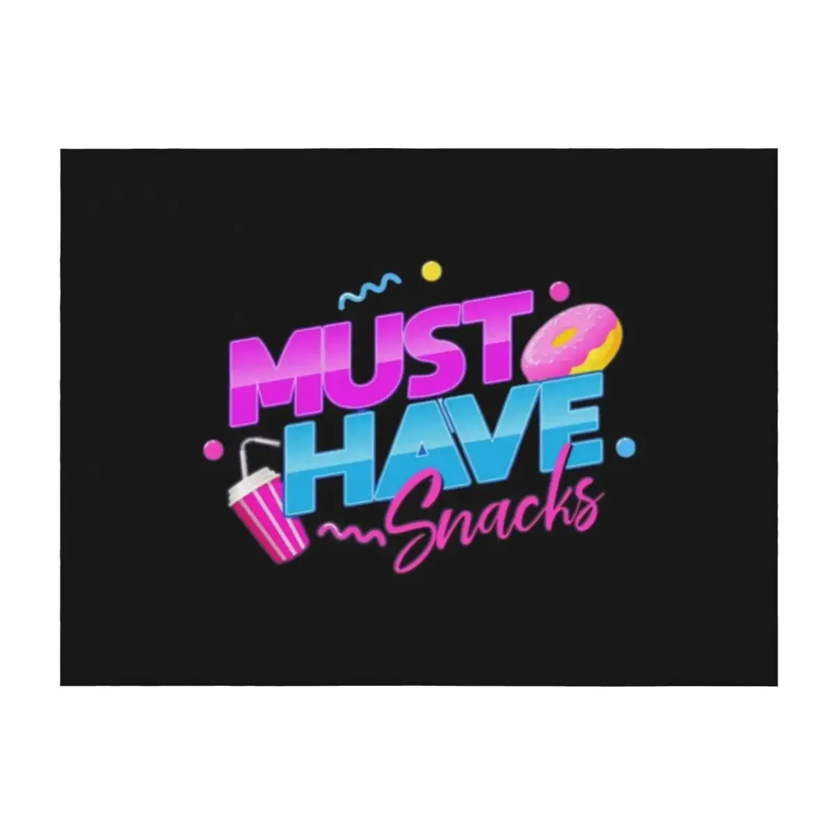 

MHS Must Have Snacks Throw Blanket Polar Softest Multi-Purpose Extra Large Throw Blankets