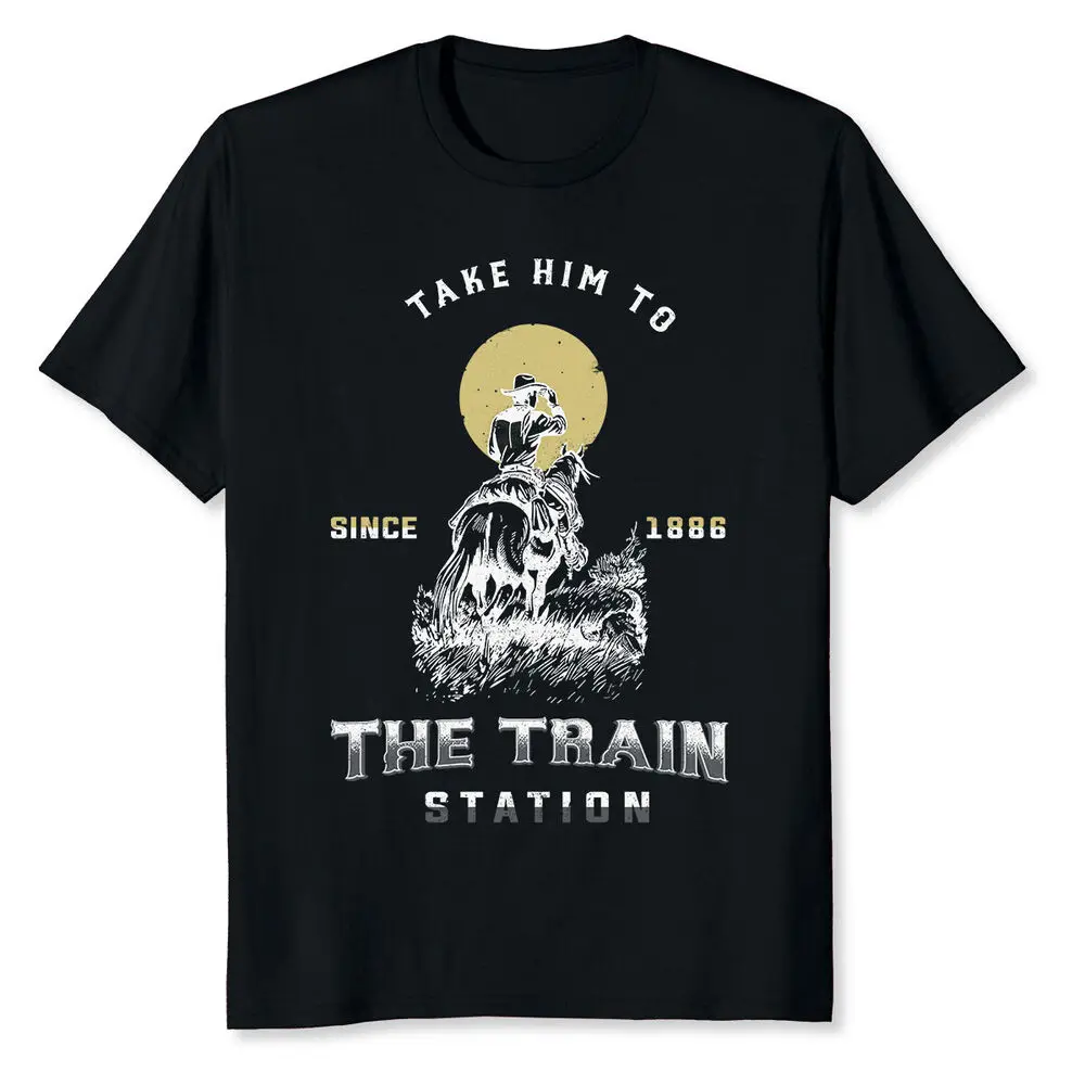 Take Him To The Train Station Since 1886 T-Shirt Anime Graphic T-shirts For Men Clothing Women Tees Y2K Tops