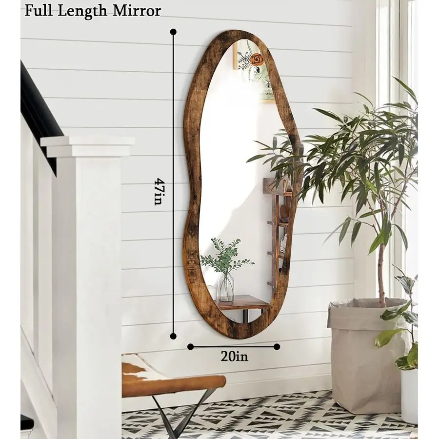 Vintage Asymmetrical Wall Mirror 2