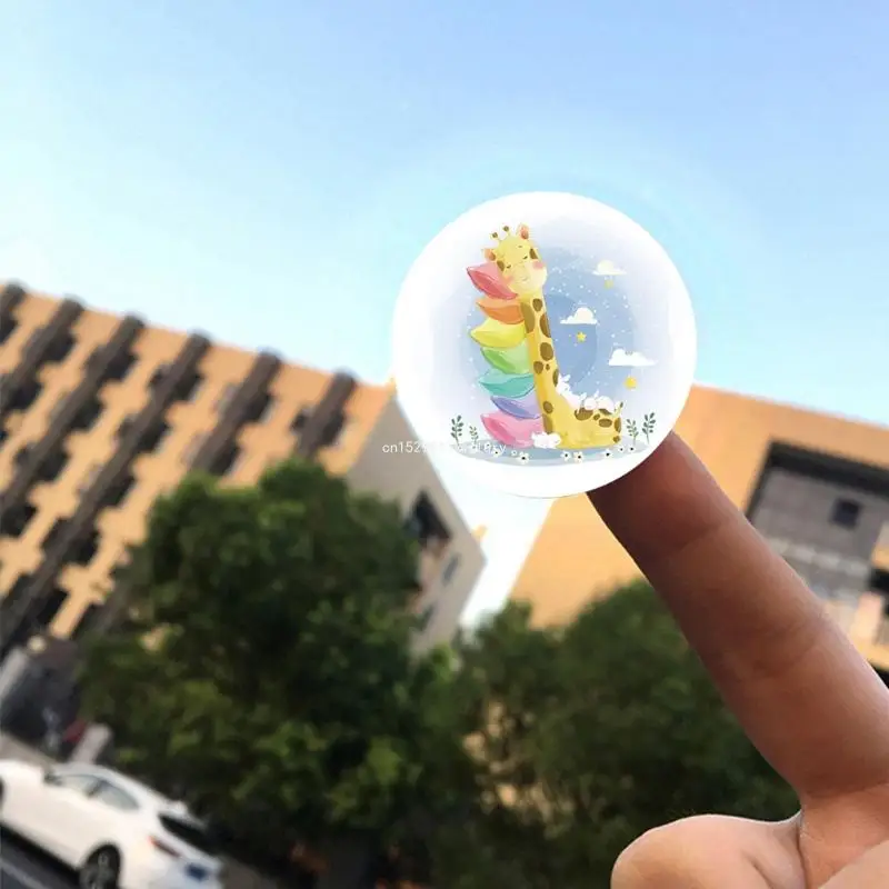 1Roll Cartoon Animal People Laptop Water Bottle Waterproof Sticker Dropship