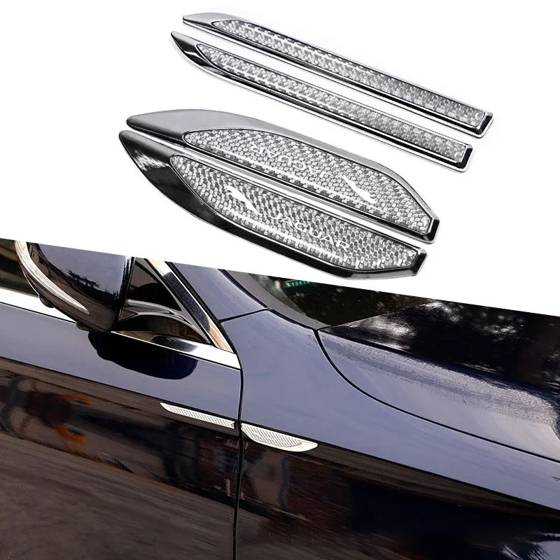 2pcs 3D Metal Side Fender Rear Trunk Stickers Accessories for Jaguar XF XJ-S XJ-6 X-Type XE S-Type F-PACE F-Type XK8 XK XKR XFR