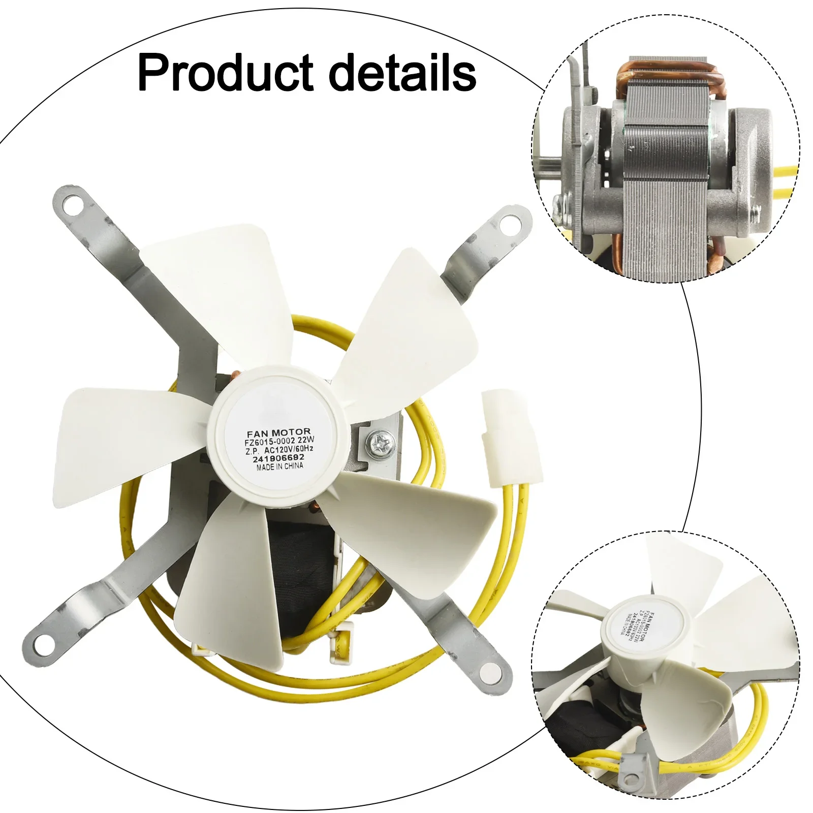 AC 110-240V BBQ Grills Fan Motor 2000-3000RPM Speed Barbecue Motor Stove Fan Electric Fan Motor Low Noise And Fast Start-up