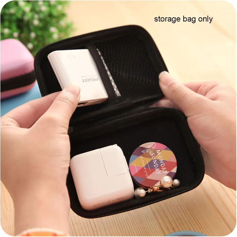 Mini Digital Camera Storage Box Multi-functional Portable EVA Earphone Camera Storage Bag Accessories