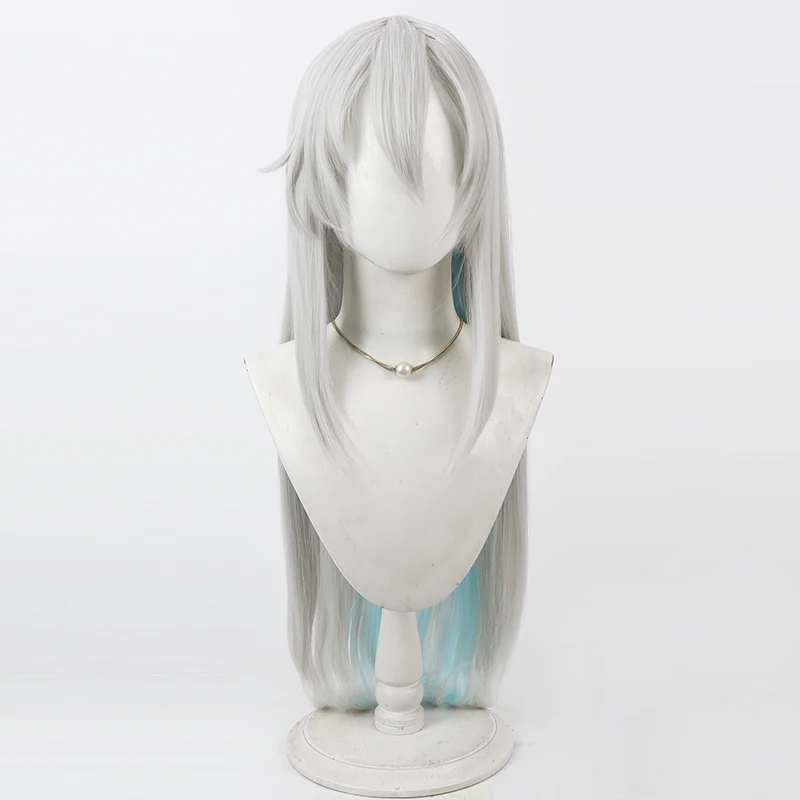 Game Yu-Gi-Oh! Silent Magician Cos Cosplay Wig Halloween Party Prop Synthetic Hair Heat Resistant Fiber + Wig Cap