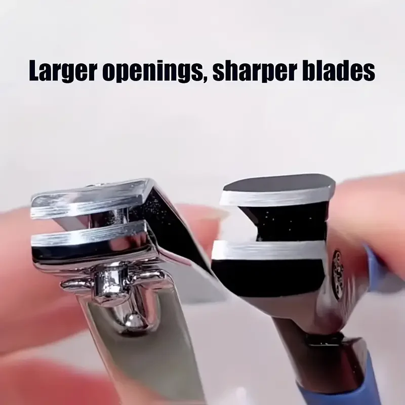 Large Opening Nail Clippers Anti-Splash Nail Trimmer Thick Hard Nails for the Elderly Individual Household Nail Clippers Durable