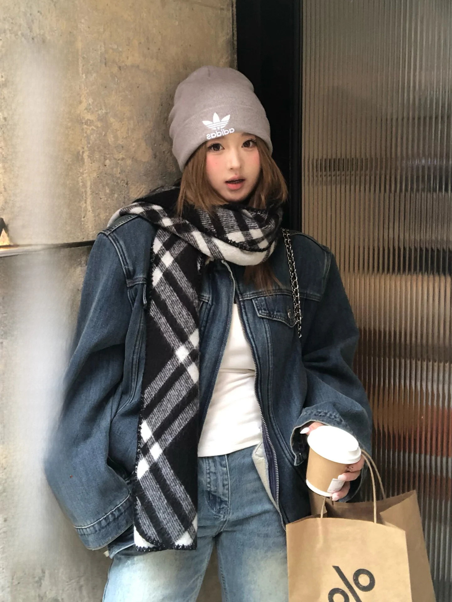 

Warm Fce Lined ort Denim Jaet with oulder Pads And Collar Flip for Women Casual Sle Stand Fit Cotton Polyester ...