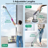 Electric Bathroom Cleaning Brush 10 in 1 Multifunctional Household Wireless Electric Spin Scrubber Cleaning for Kitchen Toilet 5
