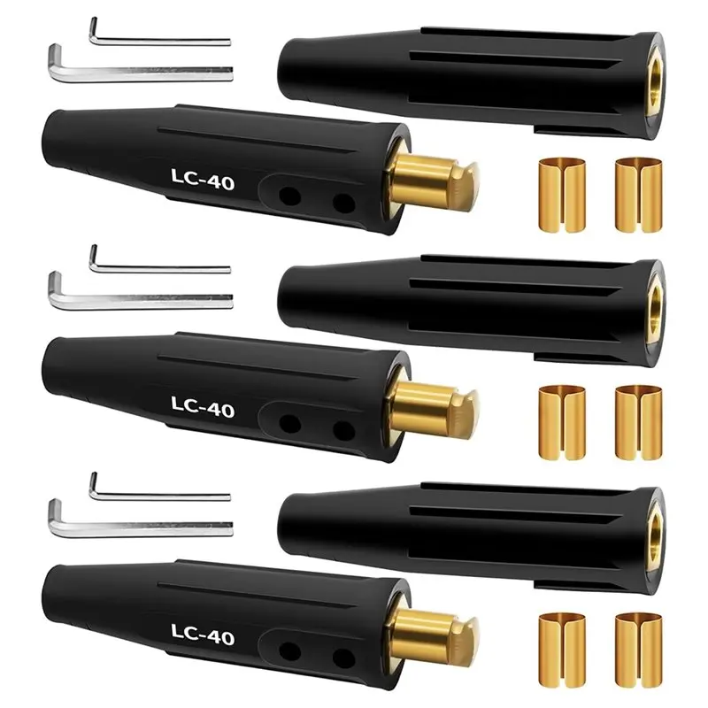 aa76-lc40-welding-cable-connector-set-black-male-female-connectors-350a-for-1-0-2-0-for-50-to-70mm2-wires-includes-3-pairs