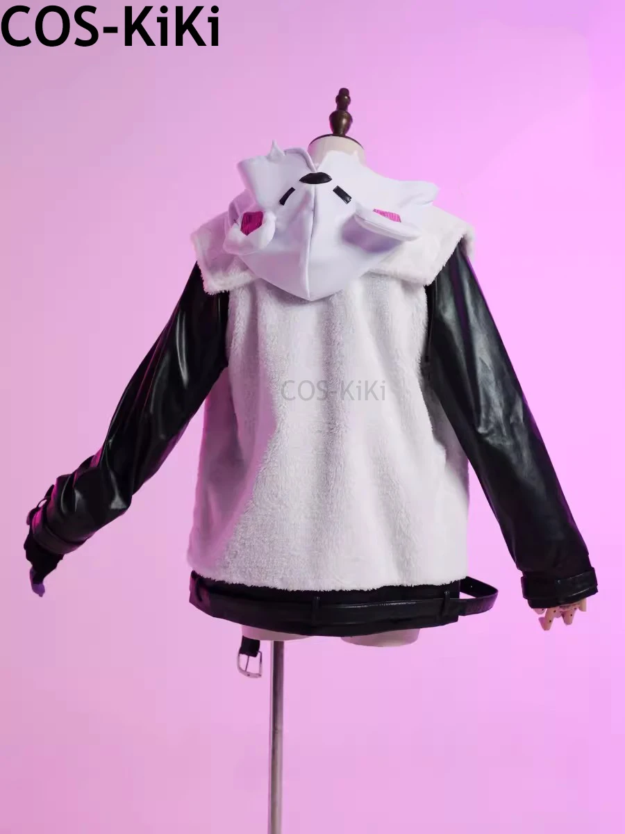 COS-KiKi Vtuber Nijisanji Selen Tatsuki Game Suit Sweet Lovely Uniform Cosplay Costume Halloween Party Role Play Outfit Women