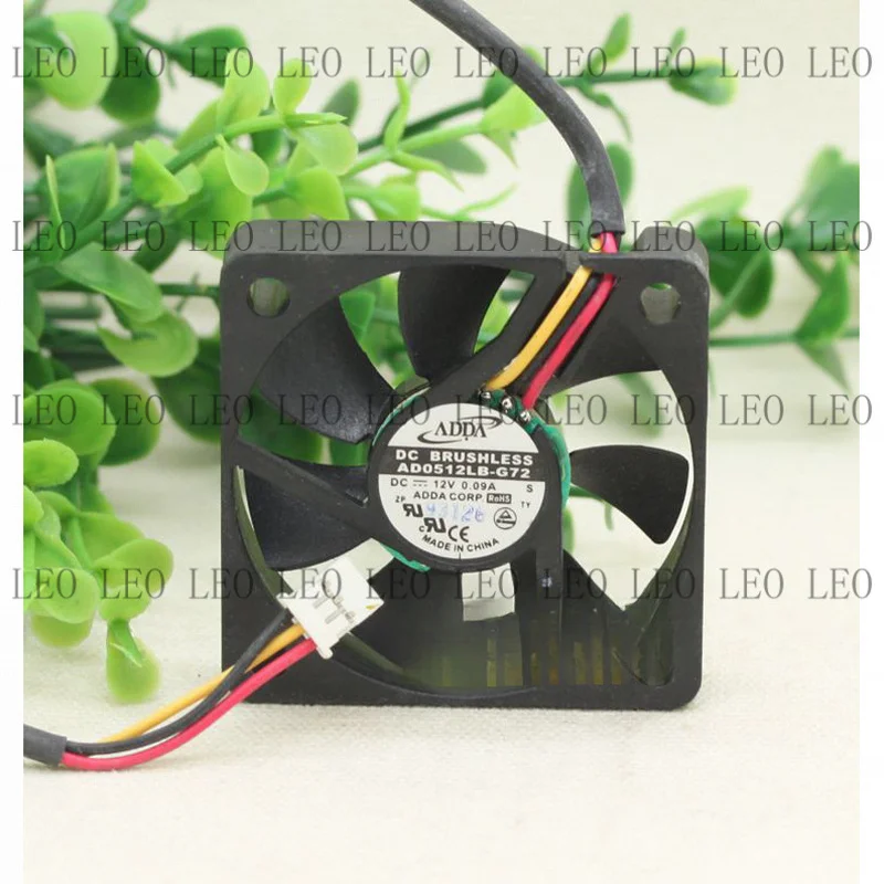 MY 1pc For ADDA AD0512LB-G72 5010 12V 0.09A 50*50*10mm Silent fan 3pin