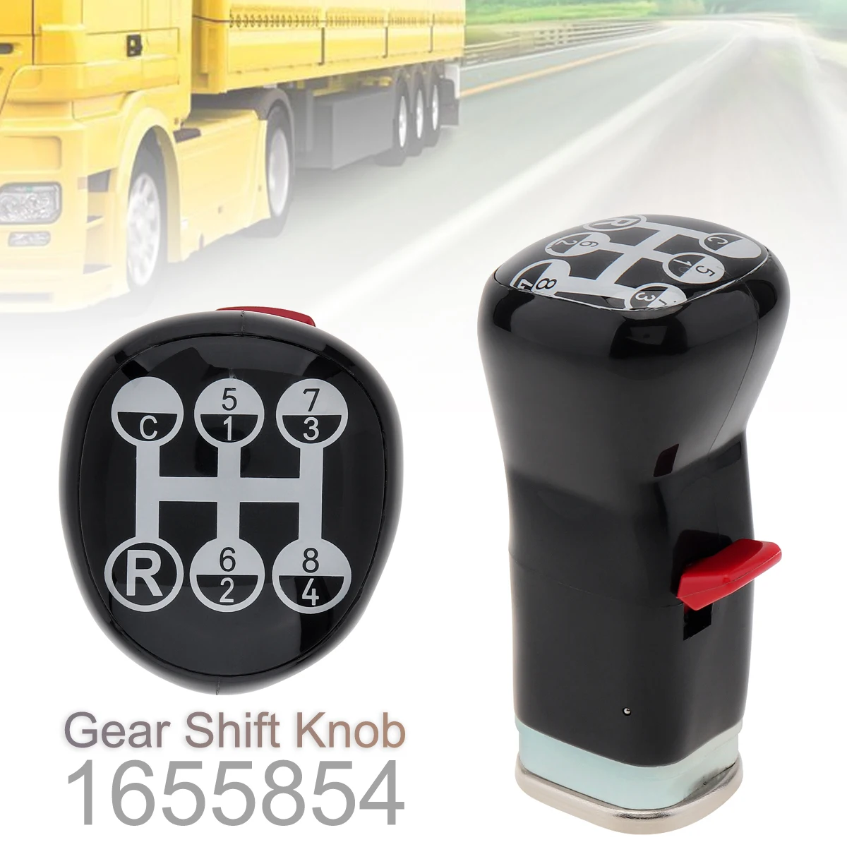 

8 Speeds +R+C Gear Shift Lever Knob with Gearbox Splicer Switch 1655854 Fit for VOLVO FH FM TRUCK 276828