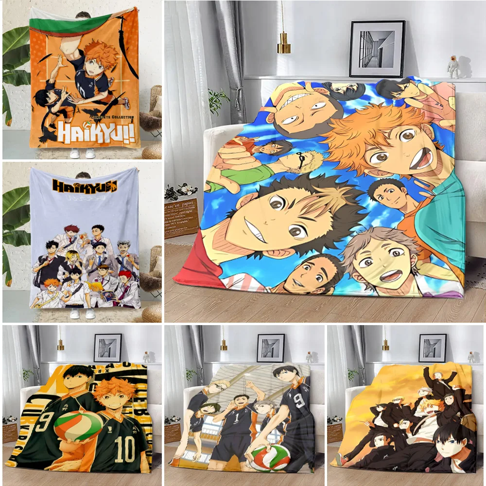 

Японское одеяло Аниме Haikyuu с принтом, одеяла для пикника, теплое одеяло, мягкое и удобное одеяло, домашнее дорожное одеяло, подарок на день рождения