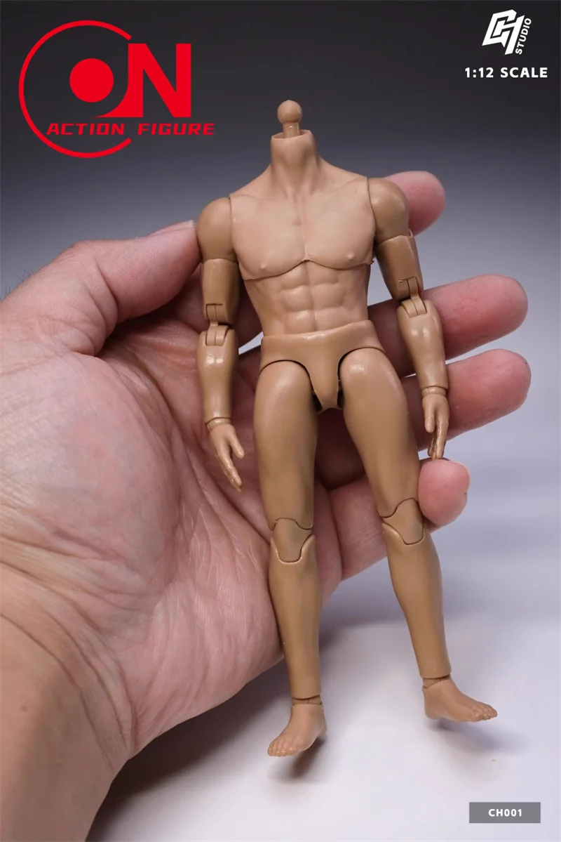 In Stock CH CH001 CH002 1/12 Scale Male Super Flexible Joint Body 6-inch Action Figure Articulated Body Dolls