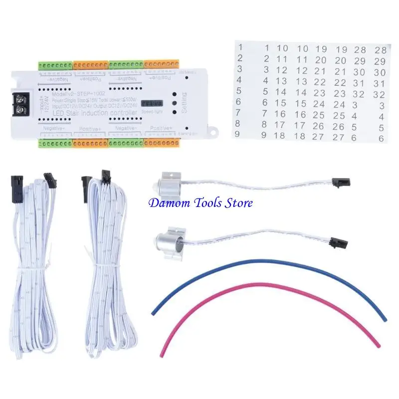 57BE Automatic 12V 24V LED Motion Light Controller 32 Channel Motion