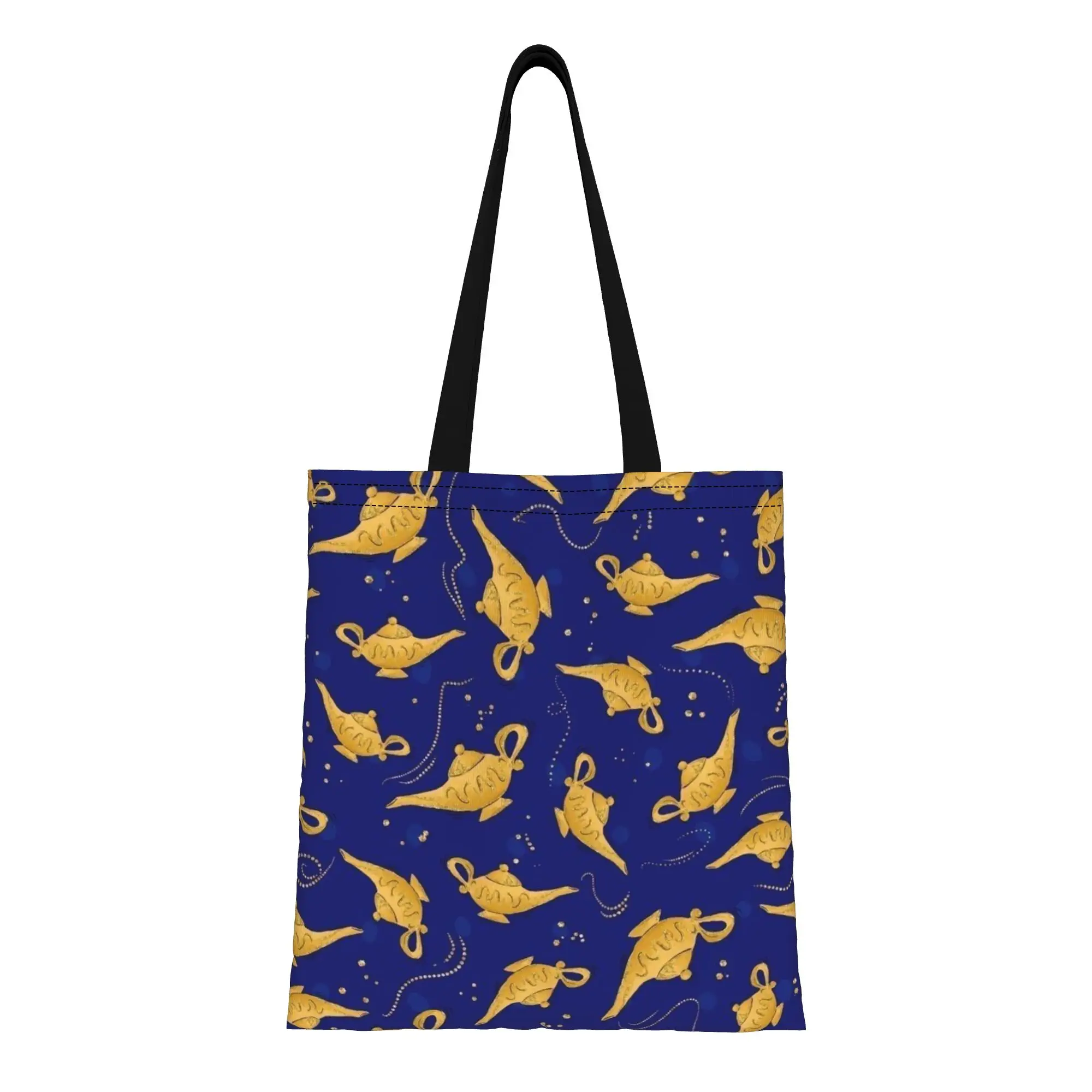 

Aladdin Disney Aladdin Canvas Tote Bag Perfect for Shopping Grocery Travel & Outdoor Women's Top-Handle Bags