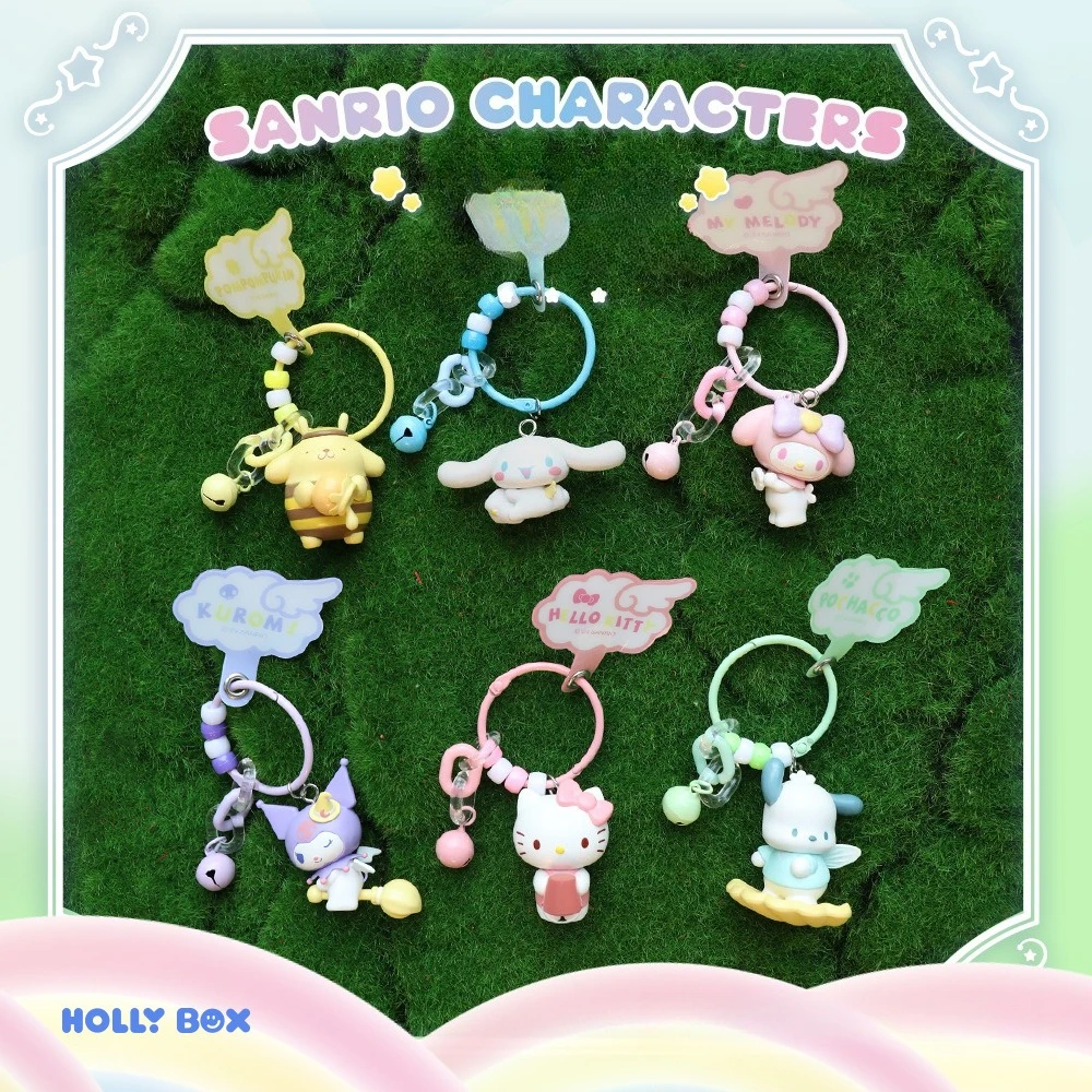 

Miniso Sanrio Natural Elf Series Pendant Melody Cute Cartoon Keychain School Bag Gift Bag Hanging Ornaments